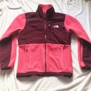Pink and Maroon Classic “The North Face” Jacket